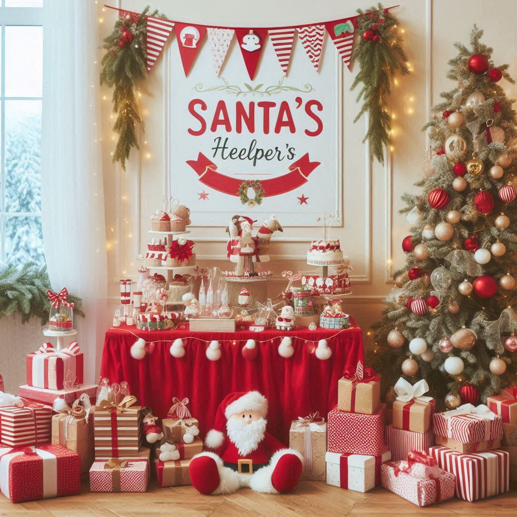 Christmas Baby Shower Décor Ideas