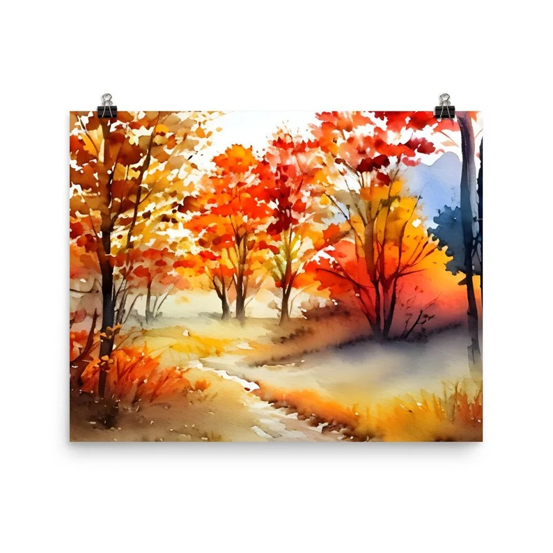 17 Fall Watercolor Journeys: Painting the Magic of Seasonal Change 5 12