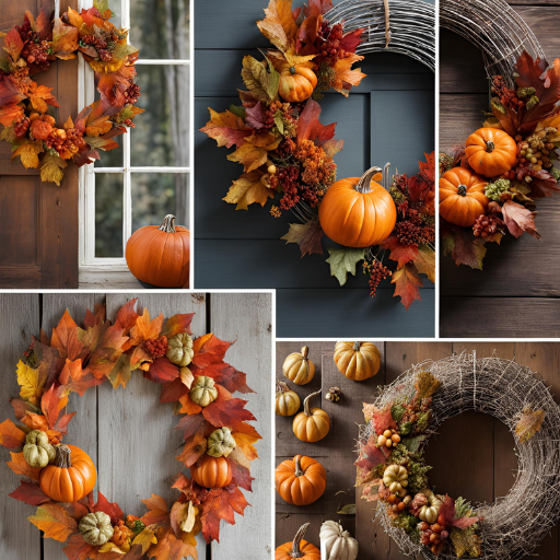 21 Stunning DIY Wire Pumpkin Wreath Ideas