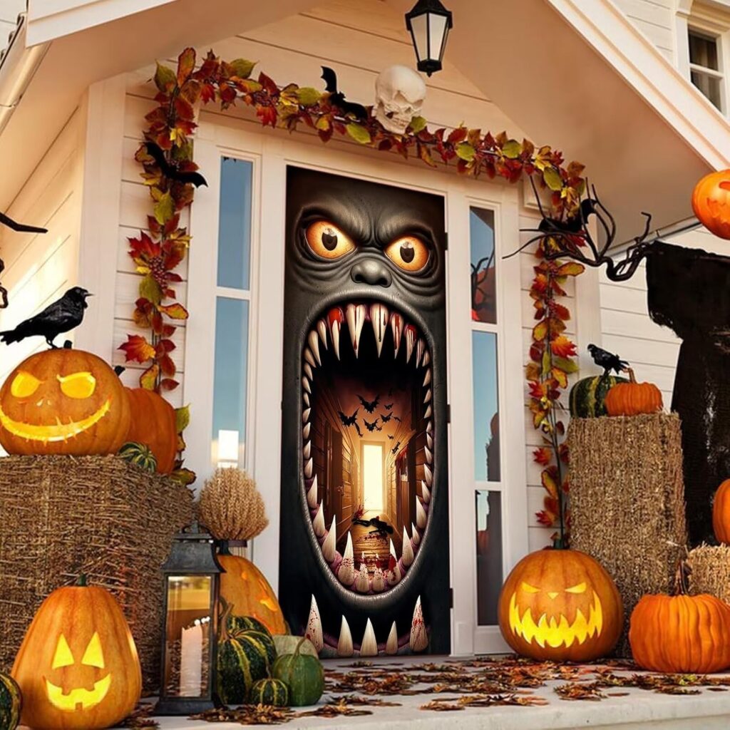 18 Days of Halloween Door Decor: Spookify Your Entry One Day at a Time 2 1a
