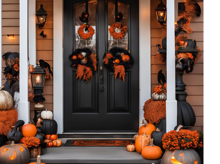 18 Days of Halloween Door Decor