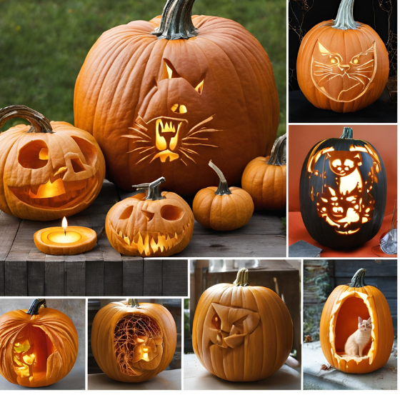 14 Creative Pumpkin Carvings for Spooktacular Kitty