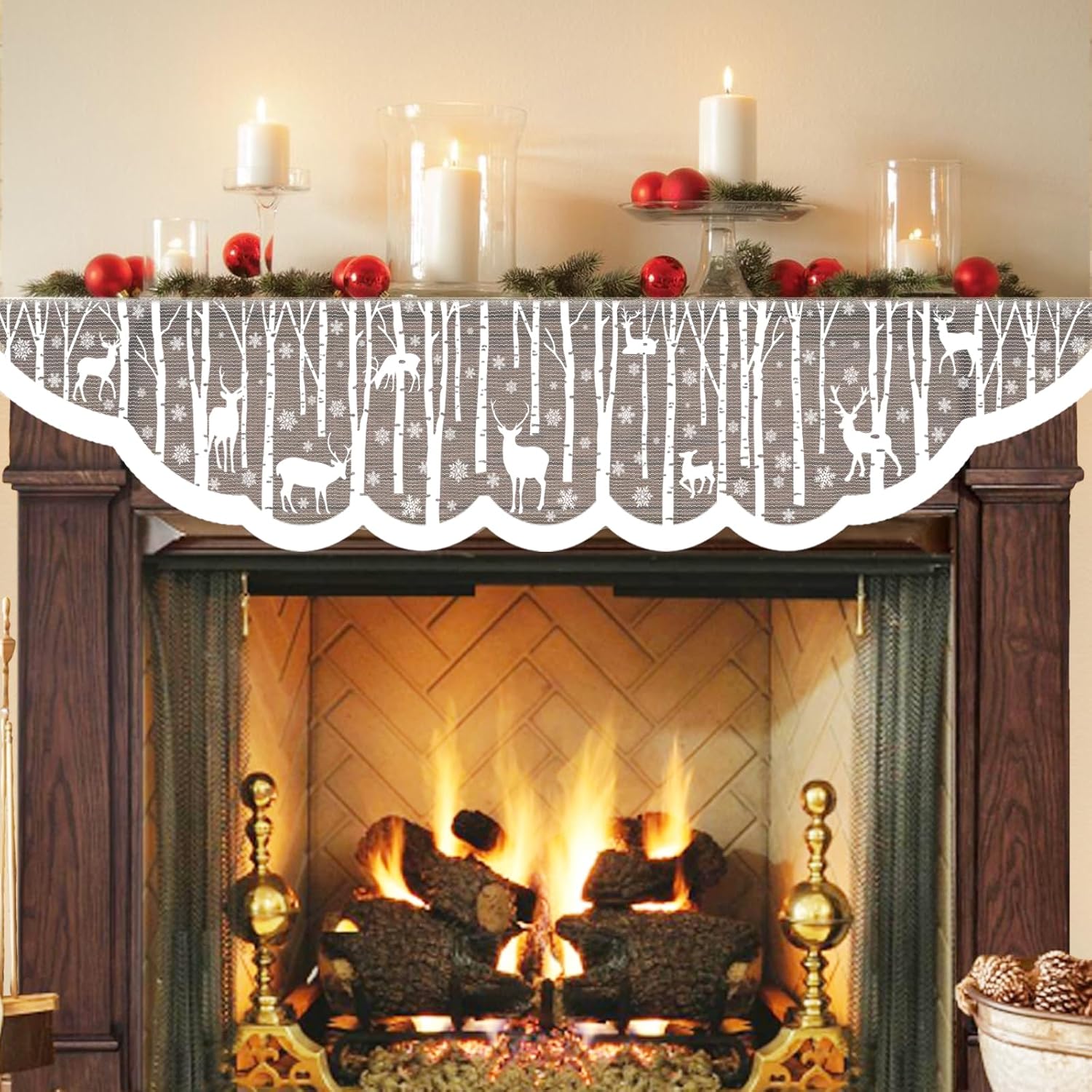 16 Gorgeous Fireplace Mantle Decor Ideas for Christmas