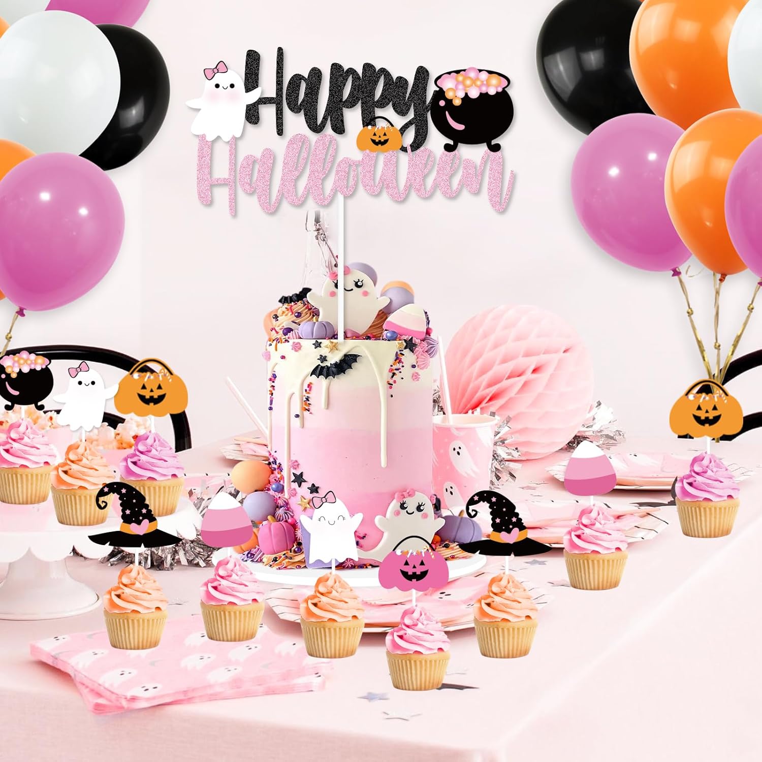 17 Pink Halloween Décor Ideas