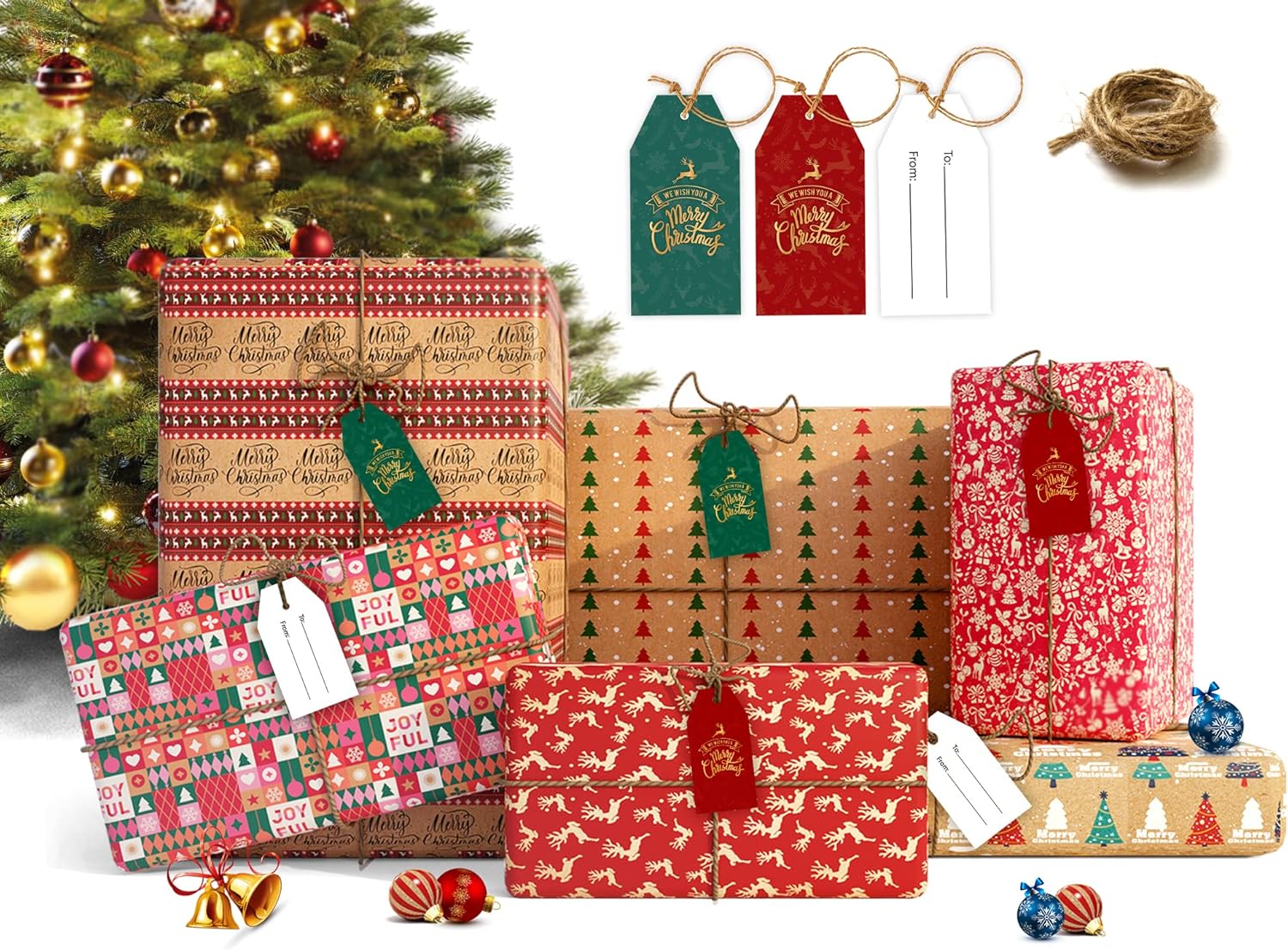 12 Trendy Christmas Wrapping Paper Designs for 2024