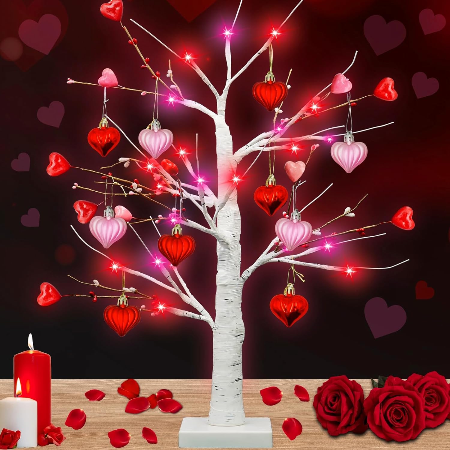 Gorgeous Valentine Day Tree Decoration Ideas