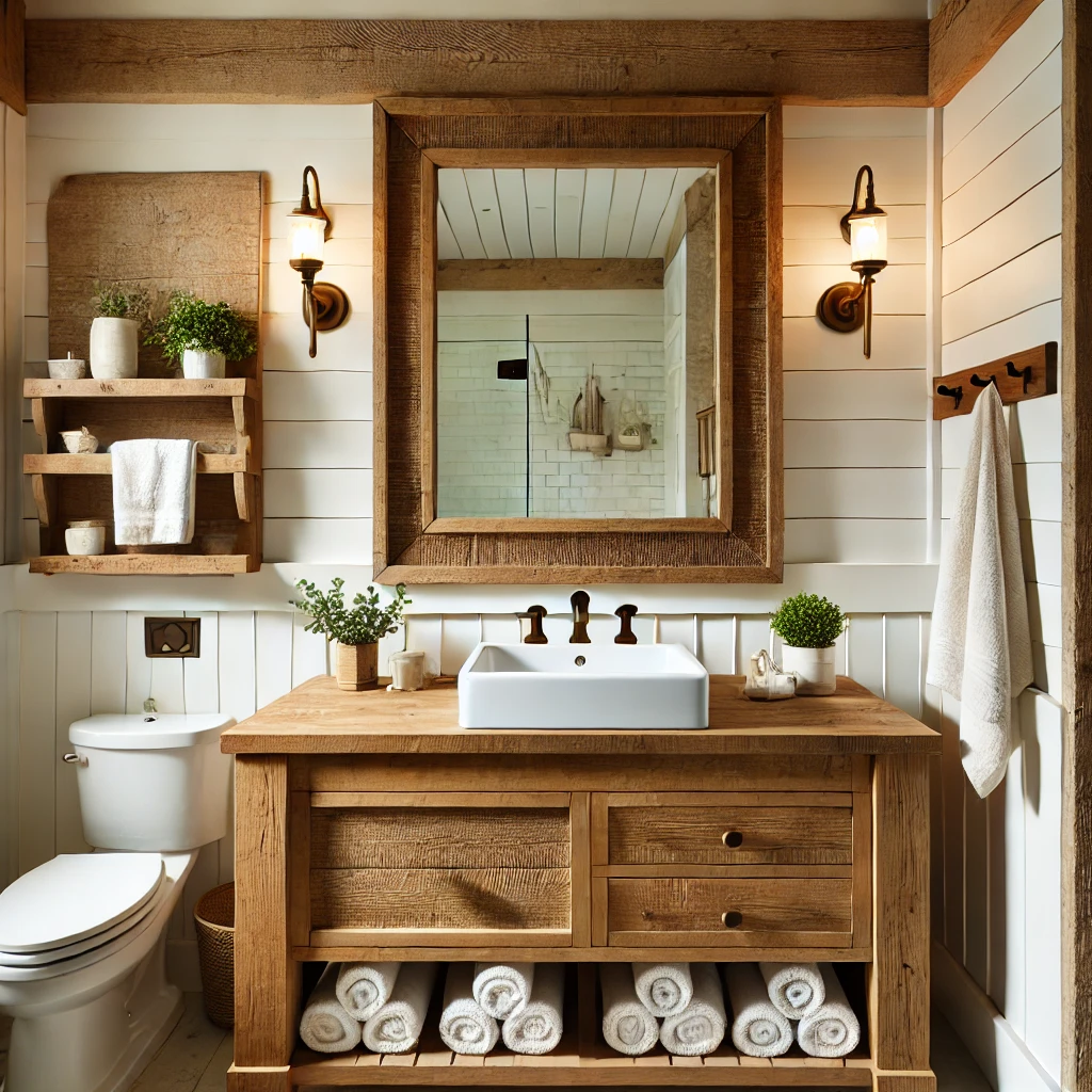 12 Essentials for Designing a Farmhouse Bathroom