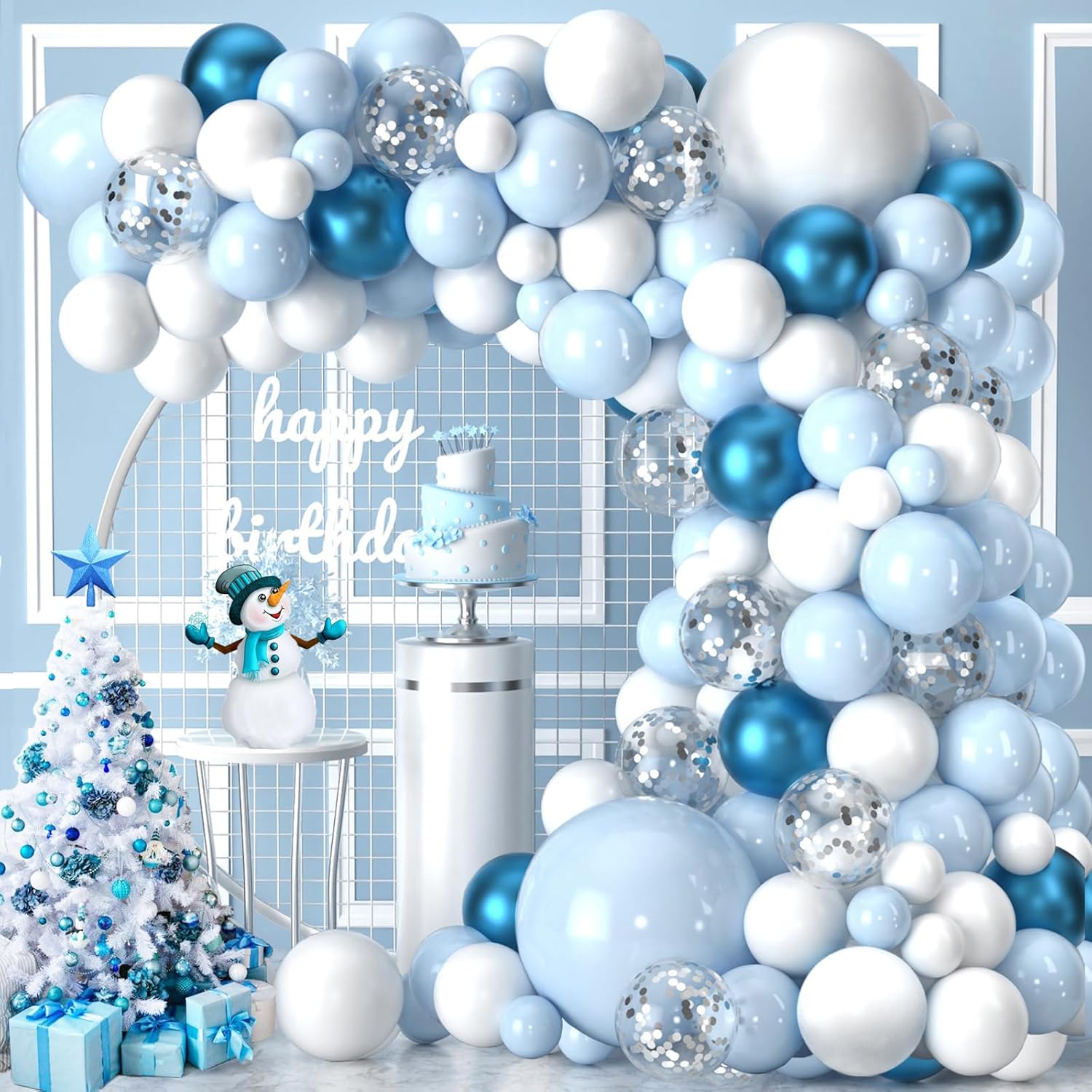 18 Blue Winter Wonderland Baby Shower Ideas