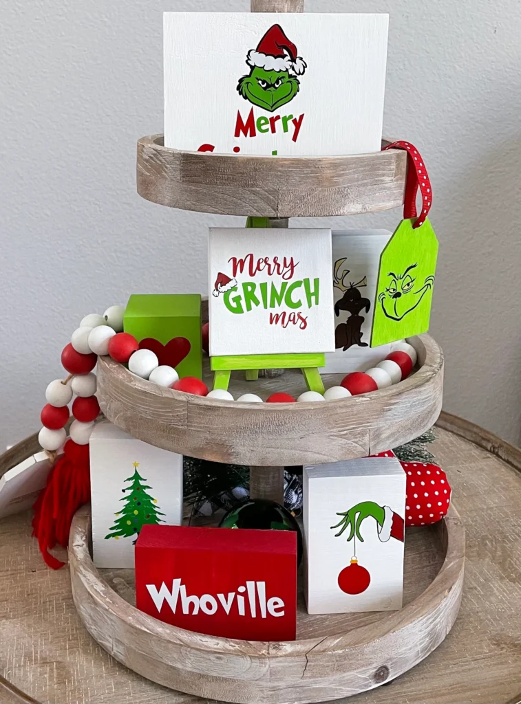 17 Festive Christmas Tiered Tray Ideas You Love 14 15a
