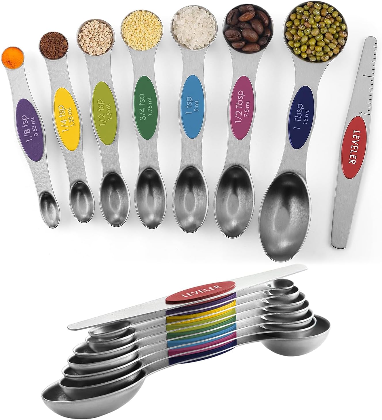Magnetic or Adjustable Measuring Spoons