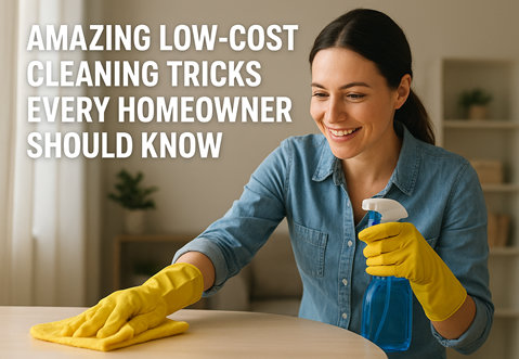 Amazing Low Cost Cleaning Tricks Every Homeowner Should Know