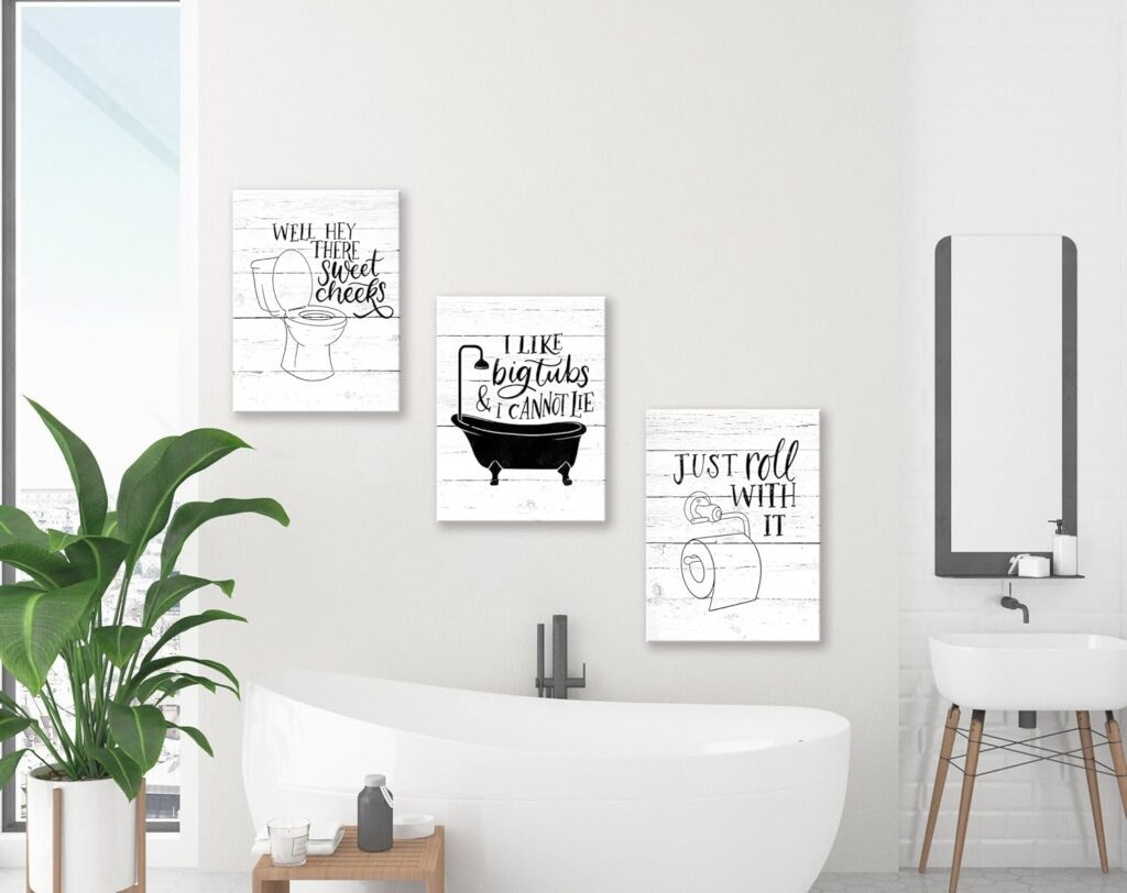 Hang waterproof art or a framed print