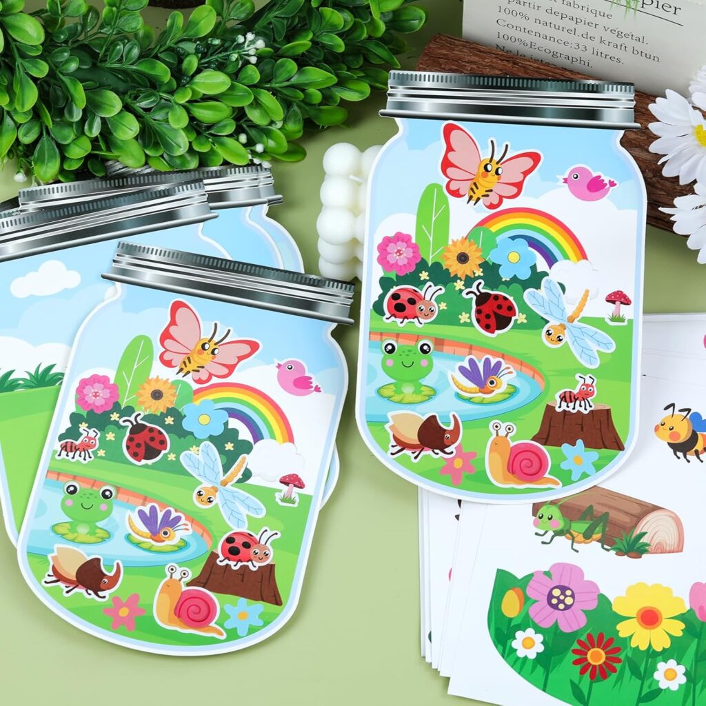 DIY money saving jars with custom labels
Kids’ Savings Jar with Custom Cartoon Labels