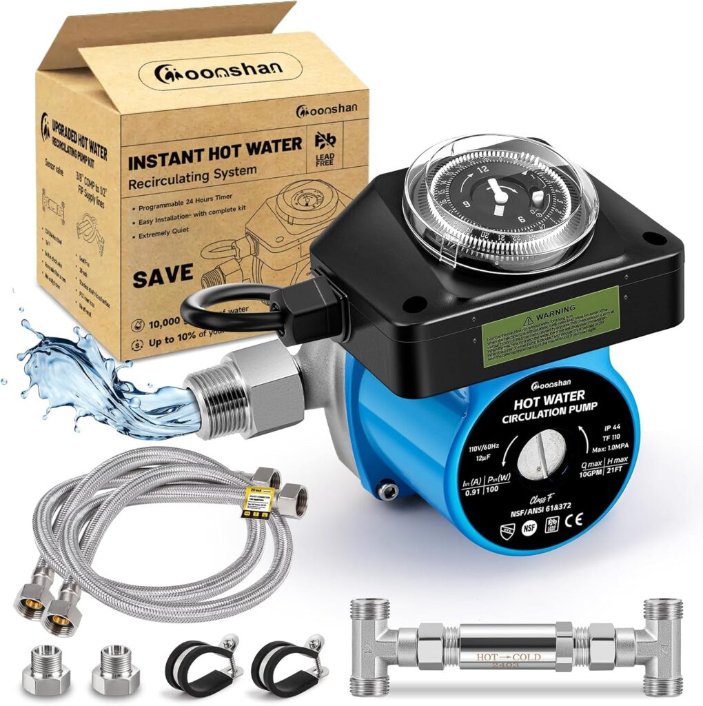 On-demand hot-water recirculation
