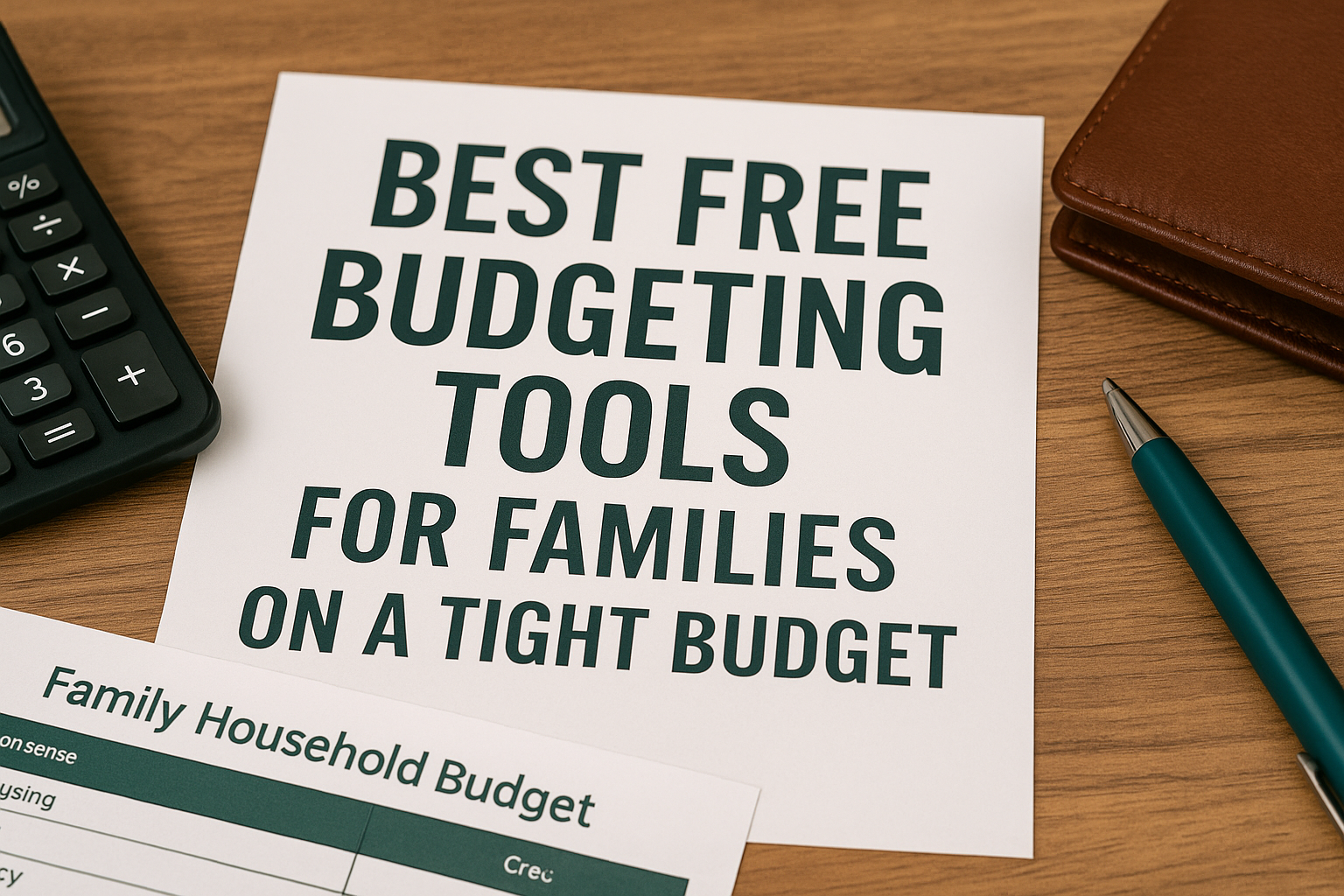 Best Free Budgeting Tools for Families