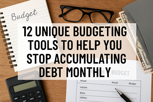 budgeting tools to help you stop accumulating debt