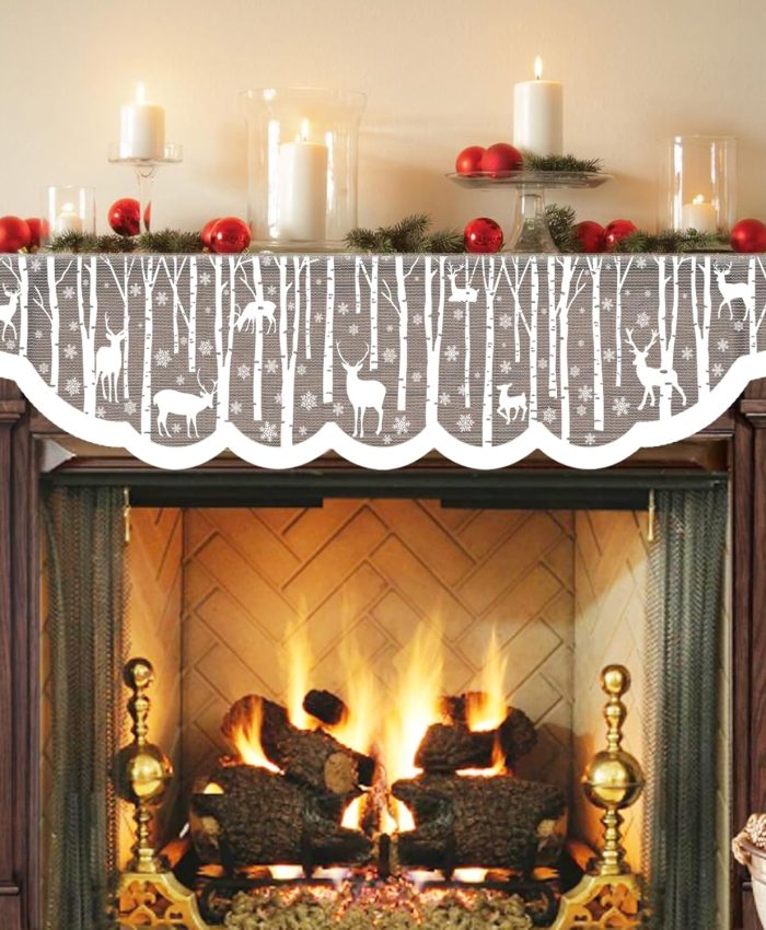 16 Gorgeous Fireplace Mantle Decor Ideas for Christmas