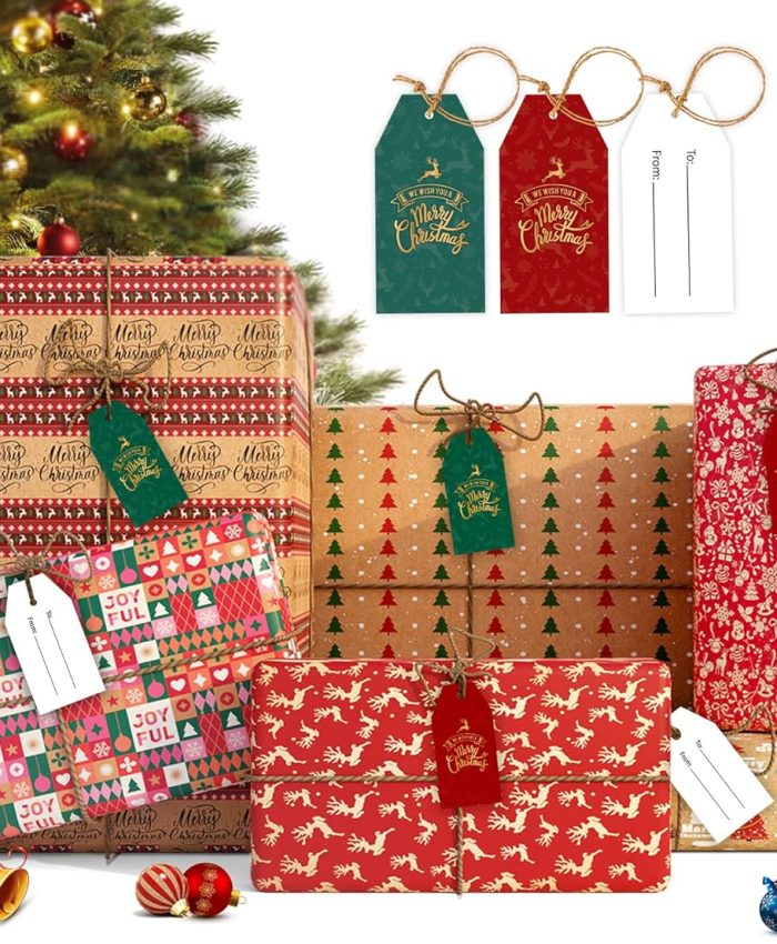 12 Trendy Christmas Wrapping Paper Designs for 2024