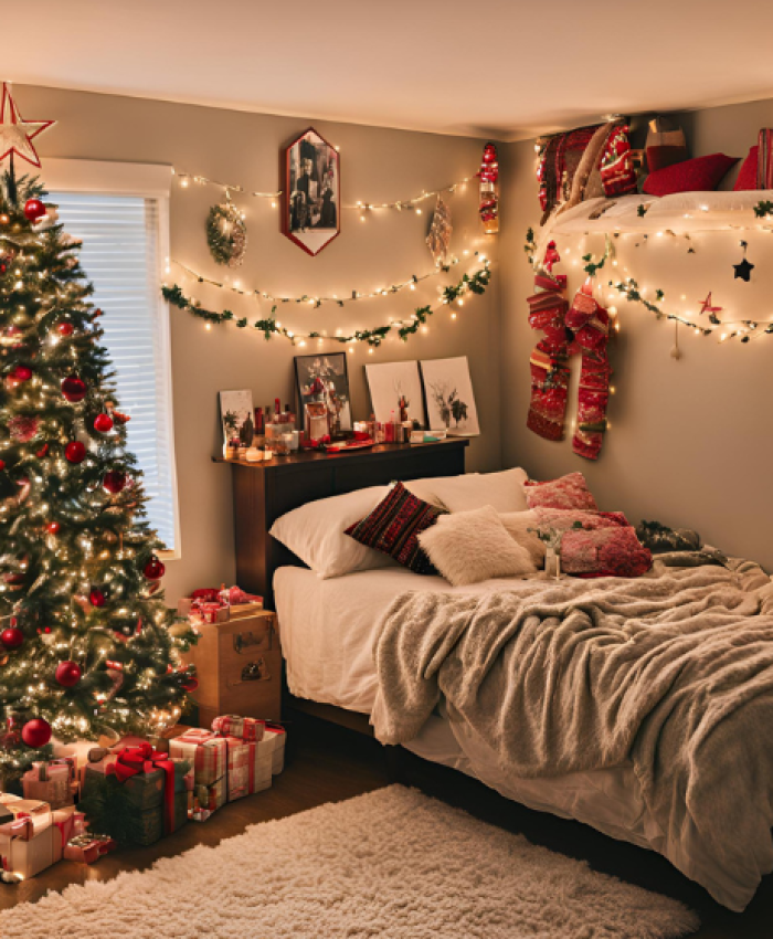 23 Brilliant Dorm Room Christmas Hacks for a Cozy Holiday Vibe